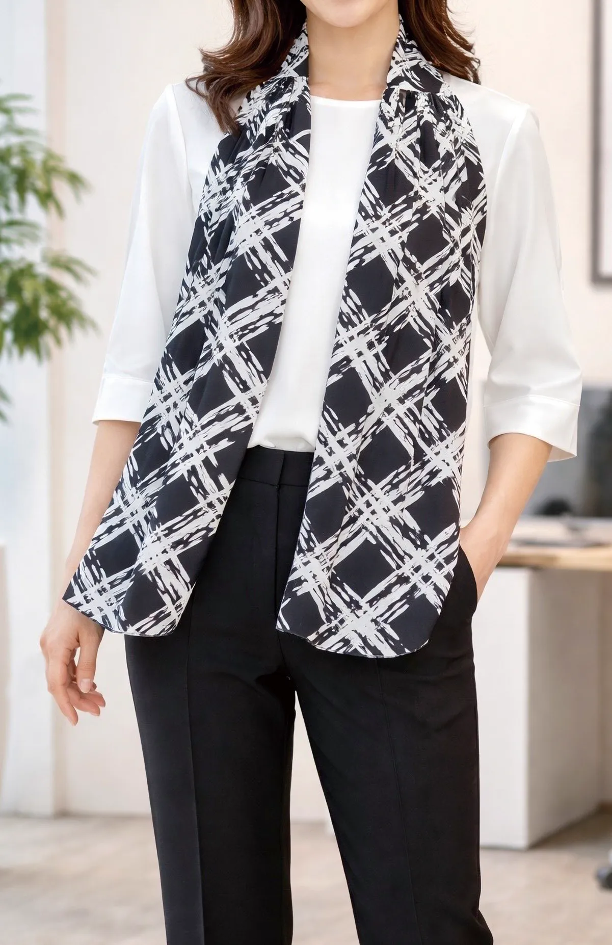 首かけできるおしゃれなエプロンストール（お食事用エプロン）